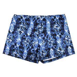 Balance‎ Collection Womens XL Bike Shorts Black Blue White Pull On Activewear